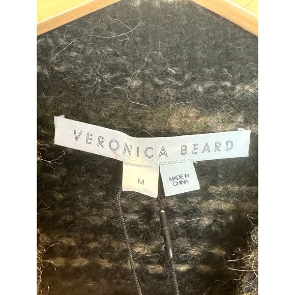 Veronica Beard Women's 2109KN5519641 Size M Black Alston Mock Neck Sweater NWT - Picture 10 of 12